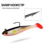 5pcs / Set T-Tail Lua False Bait Single Hook Full Swimming Submerged Imitation Soft Lure, PROBEROS DW6092N6A, PROBEROS DW6092N12A, PROBEROS DW6092N6B, PROBEROS DW6092N12B – Bild 4