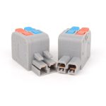 10pcs 2 In 2 Out Terminal Block Wire Push-on Quick Docking Snap Cap, KV232 2 In 2 Out – Bild 2