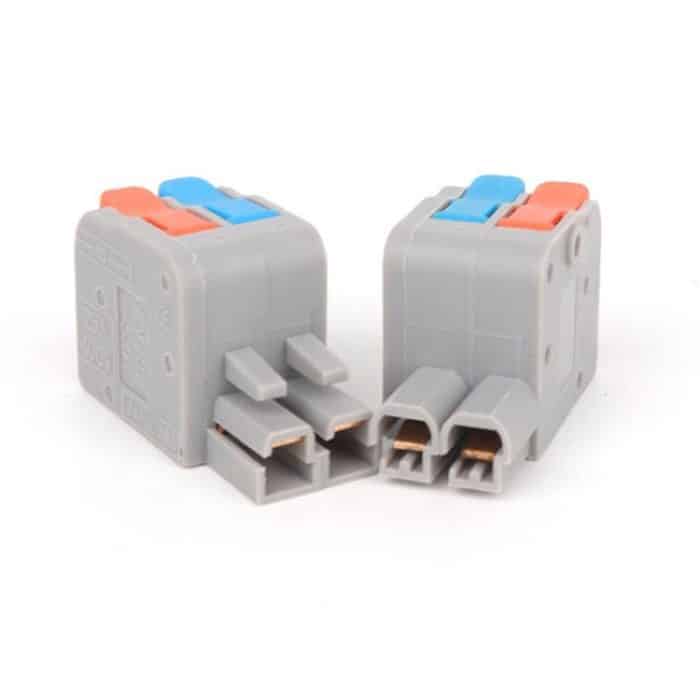 10pcs 2 In 2 Out Terminal Block Wire Push-on Quick Docking Snap Cap, KV232 2 In 2 Out – Bild 2