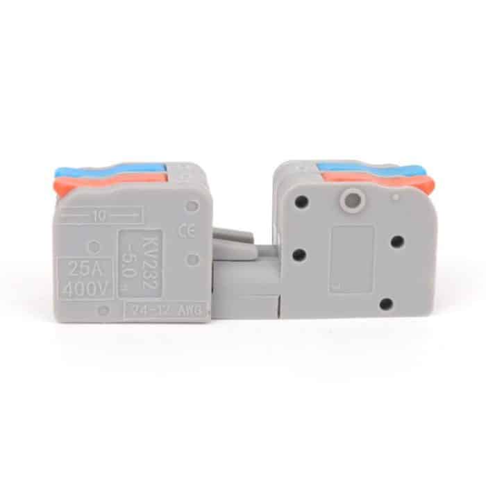 10pcs 2 In 2 Out Terminal Block Wire Push-on Quick Docking Snap Cap, KV232 2 In 2 Out – Bild 5