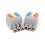5pcs 3 In 3 Out Terminal Block Push-type Junction Box, KV232 3 In 3 Out – Bild 2