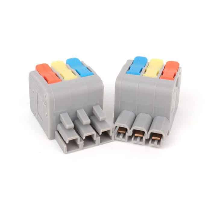 5pcs 3 In 3 Out Terminal Block Push-type Junction Box, KV232 3 In 3 Out – Bild 2