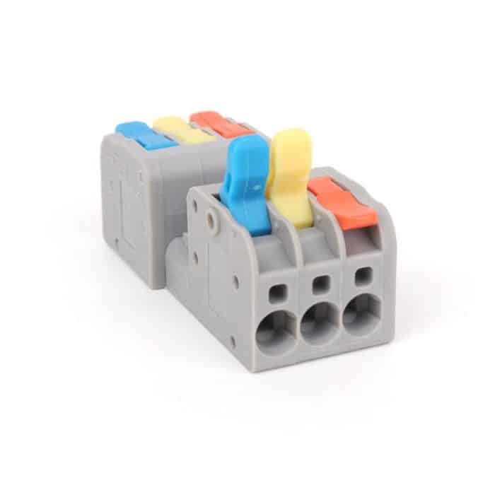 5pcs 3 In 3 Out Terminal Block Push-type Junction Box, KV232 3 In 3 Out – Bild 3