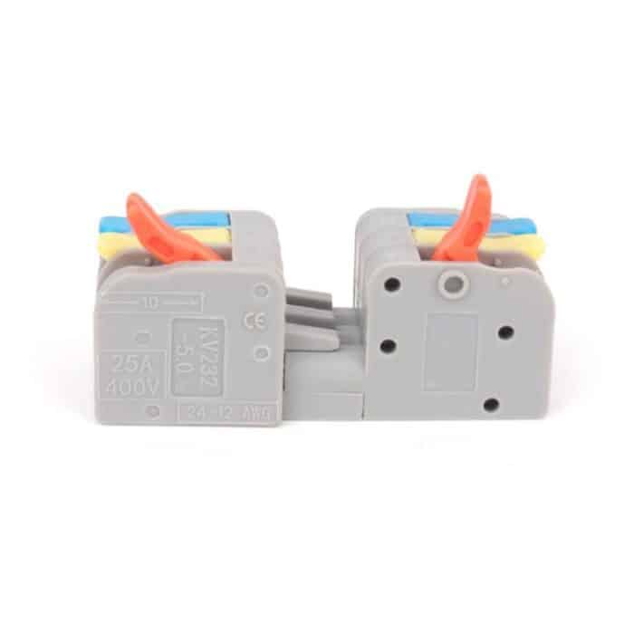 5pcs 3 In 3 Out Terminal Block Push-type Junction Box, KV232 3 In 3 Out – Bild 4