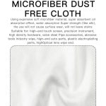Cell Phone Film Repair Anti-Static Dustless Cloth Industrial Wiping Cloths Lint Free Cleaning Cloths, MaAnt 50pcs /Pack Superfine Fiber Dustless Cloth, MaAnt 100pcs /Pack Electrostatic Fiber Dustless Cloth – Bild 8