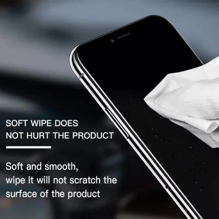Cell Phone Film Repair Anti-Static Dustless Cloth Industrial Wiping Cloths Lint Free Cleaning Cloths, MaAnt 50pcs /Pack Superfine Fiber Dustless Cloth, MaAnt 100pcs /Pack Electrostatic Fiber Dustless Cloth – Bild 3