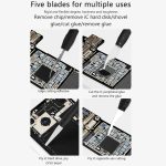 Cell Phone Repair Rework Blade Pry Knife Motherboard Scraping Cutting Degumming Tool, M075 – Bild 7