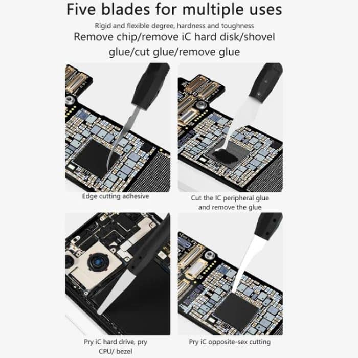 Cell Phone Repair Rework Blade Pry Knife Motherboard Scraping Cutting Degumming Tool, M075 – Bild 7