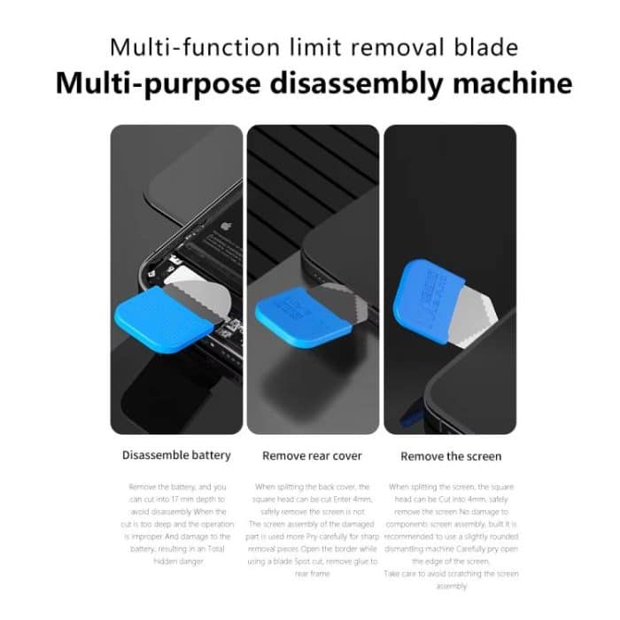 Cell Phone Repair Removal Tool Set Curved Removal Blade, M074 – Bild 8