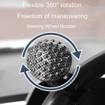 Car Steering Wheel Booster Non-Slip One-Handed Turning Assistant Ball, Mahogany-Massage Model, Black-Massage Model, Carbon Fiber Pattern-Massage Model – Bild 6