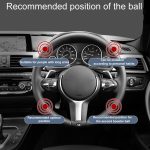 Car Steering Wheel Booster Non-Slip One-Handed Turning Assistant Ball, Mahogany-Massage Model, Black-Massage Model, Carbon Fiber Pattern-Massage Model – Bild 7