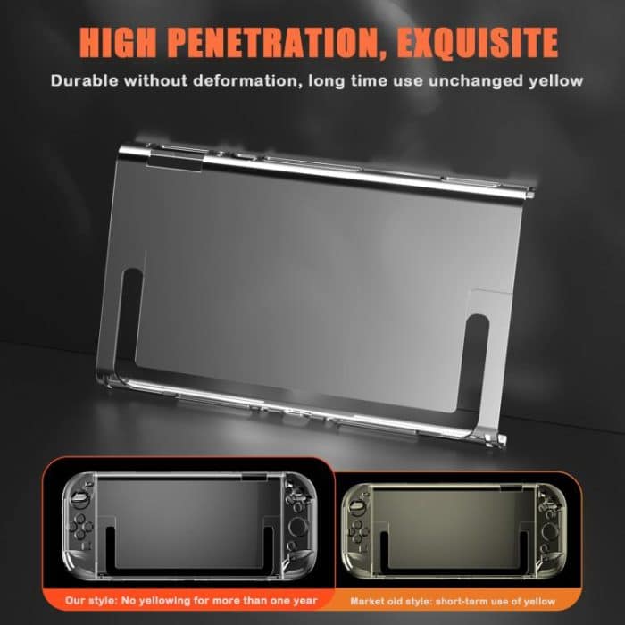 Für Nintendo Switch 2 Crystal Shell Case Split Gamepad Transparente Schutzhülle – Bild 6