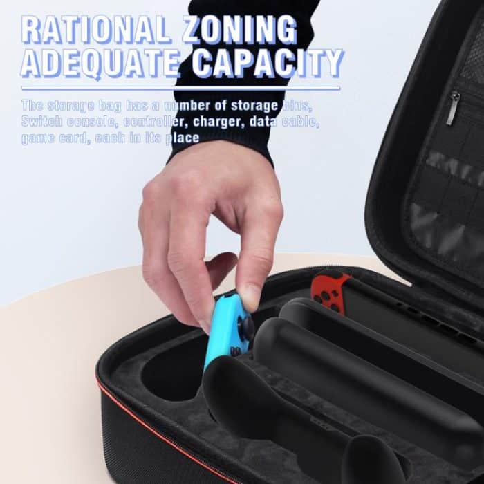 Für Nintendo Switch 2 Aufbewahrungstasche mit großer Kapazität, Oxford-Stoff-Handtasche – Bild 3