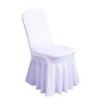 Stretch Chair Cover Hotel Wedding Decoration Solid Color Spandex Sundress Chair Cover