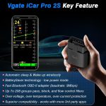 Vgate 3m bps Sleep Wireless Wake-up Diagnostic Instrument, Bluetooth 5.3 – Bild 5