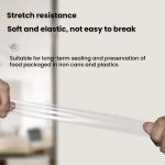 PVC Food Can Sealing Film Transparent Seamless Tape, 15mm x 20m, 15mm x 66m, 18mm x 66m, 20mm x 66m, 25mm x 66m, 15mm x 100m, 25mm x 100m, 18mm x 100m, 20mm x 100m – Bild 5