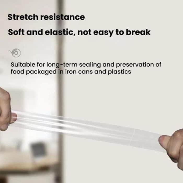 PVC Food Can Sealing Film Transparent Seamless Tape, 15mm x 20m, 15mm x 66m, 18mm x 66m, 20mm x 66m, 25mm x 66m, 15mm x 100m, 25mm x 100m, 18mm x 100m, 20mm x 100m – Bild 5