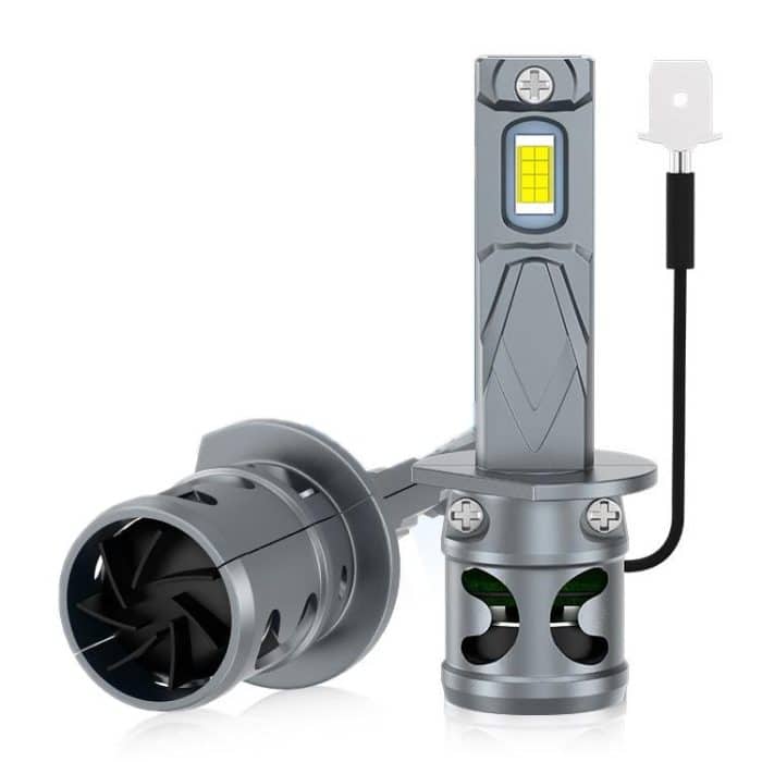 2pcs Direct Plug Mini LED Car Headlight Bulb With Fan Cooling – Bild 1