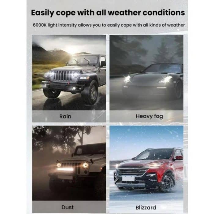 2pcs Direct Plug Mini LED Car Headlight Bulb With Fan Cooling – Bild 8