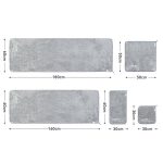 SUITU ST-9009 Double-Sided Fleece Thickened Water Absorbent Quick Drying Car Wash Towel, 30 x 30cm, 30 x 60cm, 50 x 50cm, 60 x 160cm, 60 x 180cm – Bild 3