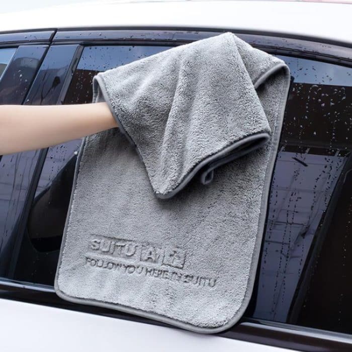 SUITU ST-9009 Double-Sided Fleece Thickened Water Absorbent Quick Drying Car Wash Towel, 30 x 30cm, 30 x 60cm, 50 x 50cm, 60 x 160cm, 60 x 180cm – Bild 10