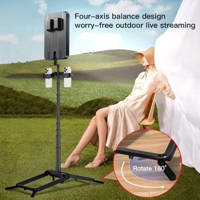 1.7m 14-Inch Suitcase Integrated Design Fill Light Foldable 3500-6000K Full-Screen Live Photography  Video Light, YY-3 – Bild 5