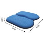 Car Honeycomb Gel Seat Cushion Breathable Ice Silk Cushion, 45x42x3.5cm – Bild 3