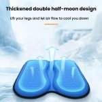 Car Honeycomb Gel Seat Cushion Breathable Ice Silk Cushion, 45x42x3.5cm – Bild 4