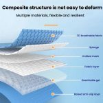 Car Honeycomb Gel Seat Cushion Breathable Ice Silk Cushion, 45x42x3.5cm – Bild 5