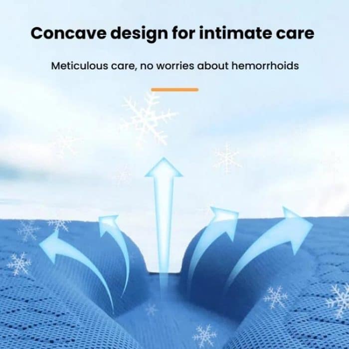 Car Honeycomb Gel Seat Cushion Breathable Ice Silk Cushion, 45x42x3.5cm – Bild 7