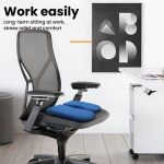 Car Honeycomb Gel Seat Cushion Breathable Ice Silk Cushion, 45x42x3.5cm – Bild 10