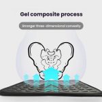 Car Office Gel Breathable Chair Cushion, 41x41x1cm – Bild 4