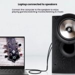 VEGGIEG 3.5mm 3.5 To 2RCA Audio Cable Cell Phone Computer Speaker Connection Cable, 1m, 1.5m, 2m, 3m, 5m, 8m, 10m, 15m, 20m – Bild 10