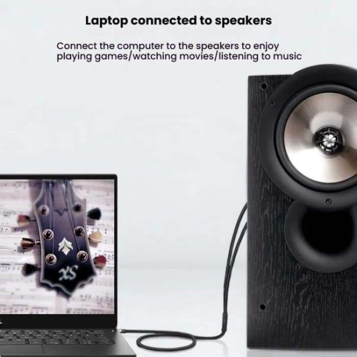 VEGGIEG 3.5mm 3.5 To 2RCA Audio Cable Cell Phone Computer Speaker Connection Cable, 1m, 1.5m, 2m, 3m, 5m, 8m, 10m, 15m, 20m – Bild 10