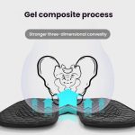 Car Gel Cooling Breathable Chair Cushion, 33.5x44x1cm – Bild 4