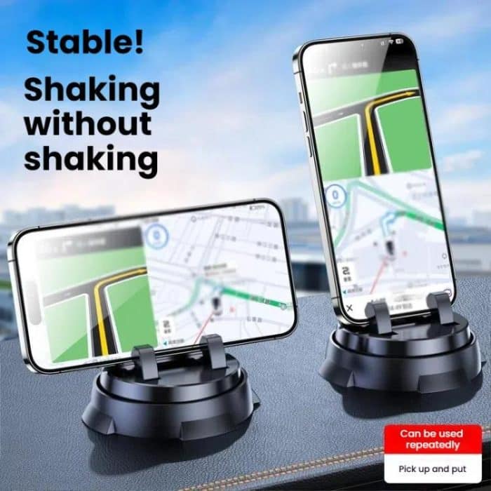 Car Navigation Stand Car Phone Holder 360 Rotating Powerful Adsorption Dashboard Multifunctional Phone Holder – Bild 4