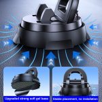 Car Navigation Stand Car Phone Holder 360 Rotating Powerful Adsorption Dashboard Multifunctional Phone Holder – Bild 7