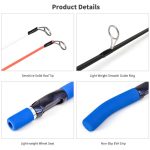 LEO 28307 58cm Curved Handle Flat Tip Ice Fishing Rods Knuckle Solid Fishing Rods – Bild 5