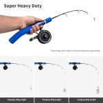 LEO 28307 58cm Curved Handle Flat Tip Ice Fishing Rods Knuckle Solid Fishing Rods – Bild 6