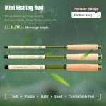 Wooden Handle Mini Tiny Object Rod Pocket Portable Small Fishing Rod, LEO 28327 1.2M, LEO 28327 1.6M, LEO 28327 2.0M – Bild 3