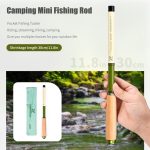 Wooden Handle Mini Tiny Object Rod Pocket Portable Small Fishing Rod, LEO 28327 1.2M, LEO 28327 1.6M, LEO 28327 2.0M – Bild 5