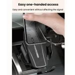 Carbon Fiber Clip-on Gravity Air Outlet Car Phone Holder, Black Hawkbill Clip, Black Straight Clip, Black Hook Clip – Bild 6