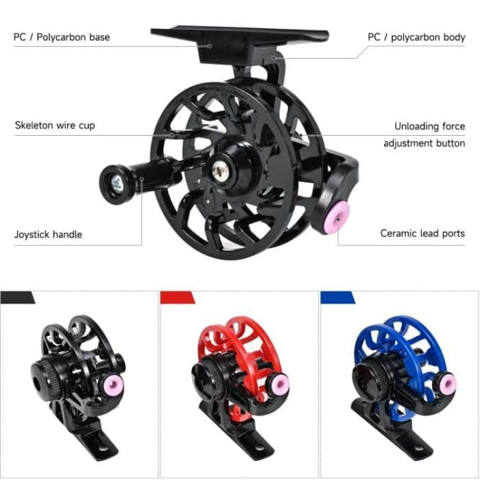 LEO 28339 Ice Fishing Reel With Guide Ring Winter Fishing Raft Reel, 28339 – Bild 3