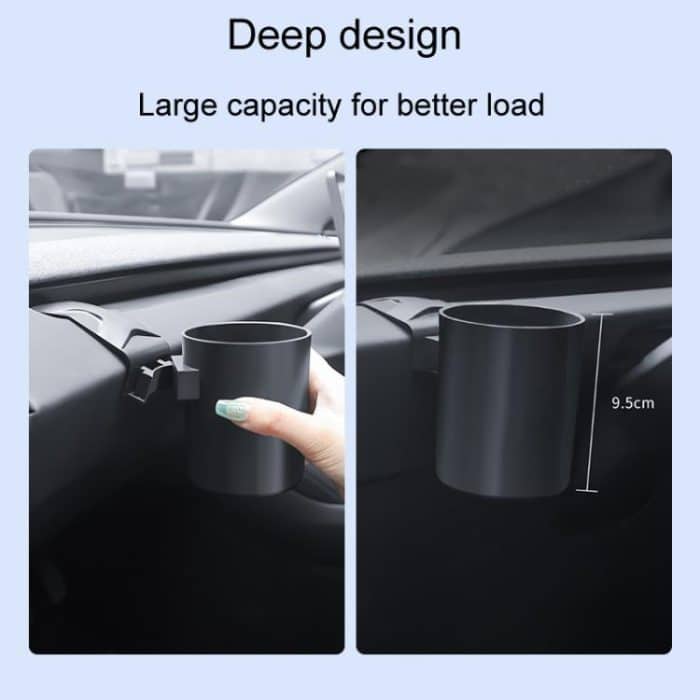 For Tesla Model 3 Car Dashboard Cup Holder Storage Mug Bracket Accessory – Bild 4