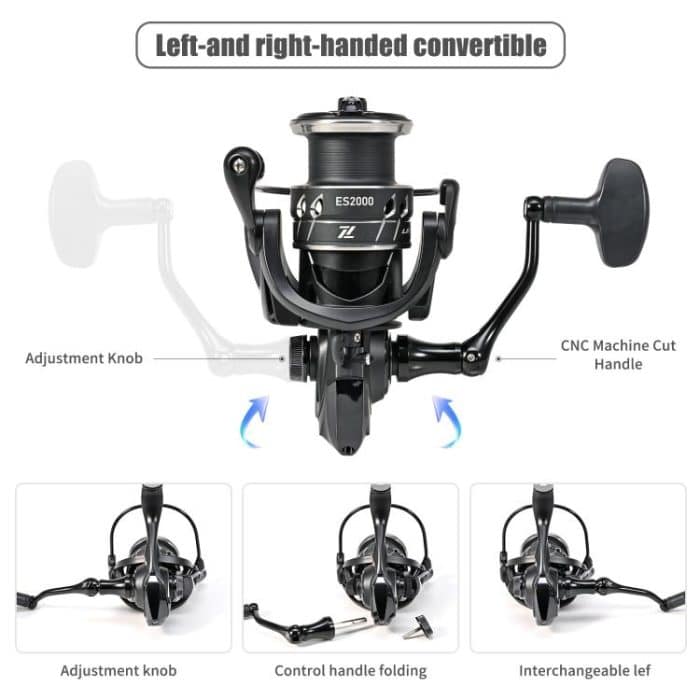 Frontier Spinning Reel Sea Fishing Road Runner Fishing Reel, LEO 28316 ES1000, LEO 28316 ES2000, LEO 28316 ES3000, LEO 28316 ES4000, LEO 28316 ES5000 – Bild 7