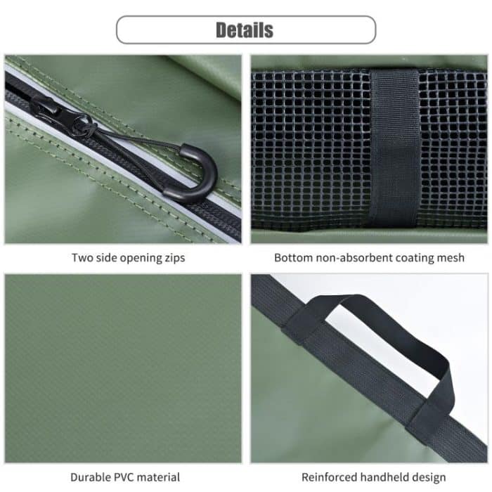 LEO 28351 Large Fish Carrying Bag 6 Handle Large Fish Carrying Pocket – Bild 6