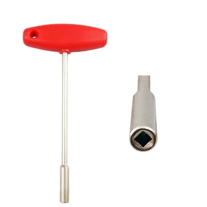 TBD0606017201A.jpg Hidden Spoke T-shaped Wrench Bicycle Tool Socket, 3.2mm Square Hole, 3.6mm Square Hole – Bild 1