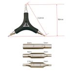 BIKERSAY Bicycle Multi-Function Triangular Hexagonal Y-Type Wrench – Bild 2