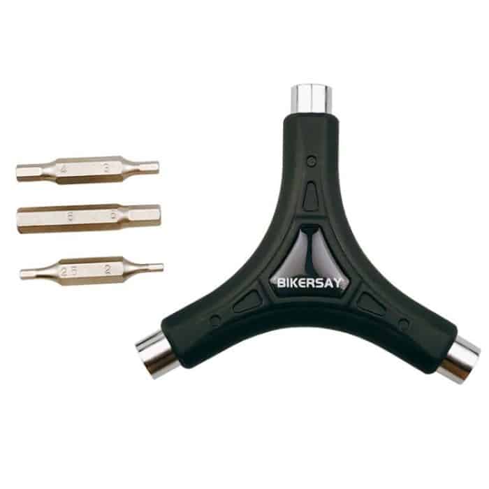BIKERSAY Bicycle Multi-Function Triangular Hexagonal Y-Type Wrench – Bild 3