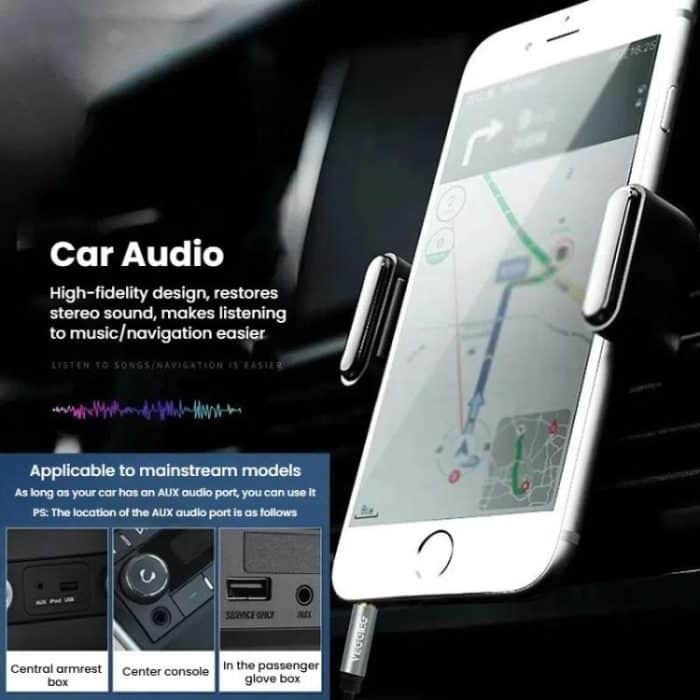 VegGieg Aux Car Audio Cable 3.5mm Male To Male Connection Cable For Phone Computer Stereo Amplifier Earphone, 1m, 2m, 3m, 5m – Bild 10